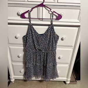 by & by Navy Floral Dress